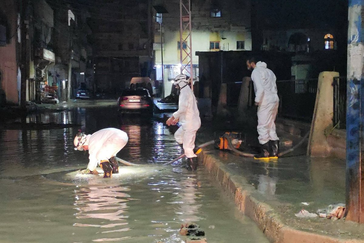 سيول سوريا.. وفاة وإخلاء مخيمات وقطع طرق وتعليق الدراسة شرقي البلاد