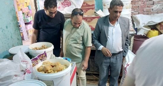 الطب البيطري بسوهاج يضبط لحوم دواجن غير صالحة