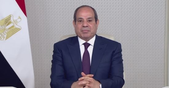 فخامة الرئيس السيسى يصل إلى مطار فيرنز ليست الدولي ببودابست
