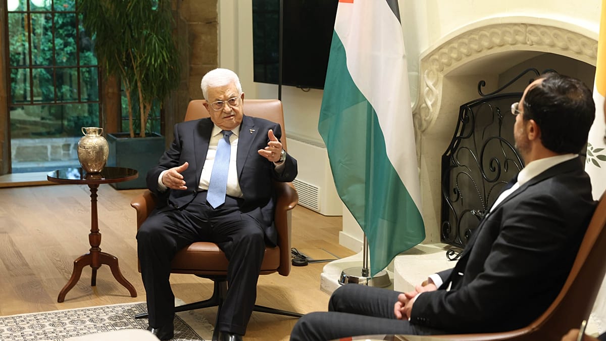 الرئيس الفلسطيني يُبدي استعداده لعقد محادثات سلام مع الحكومة الإسرائيلية المقبلة بوساطة قبرصية