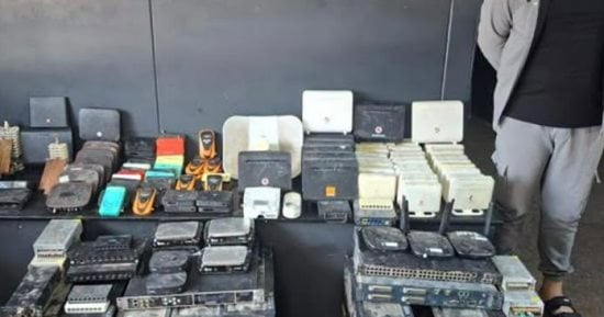 ضبط القائم على إدارة شبكة بث تلفزيونى لاسلكية بدون ترخيص فى دمياط