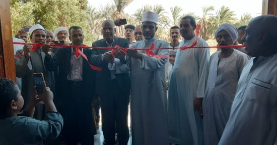 افتتاح مسجد الإيمان في إدفو بحضور قيادات الأوقاف ومجلس المدينة
