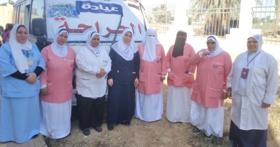 قافلة طبية ببني سويف تقدم خدمات علاجية مجانية لـ834 مواطنا بقرية سالم البحيري