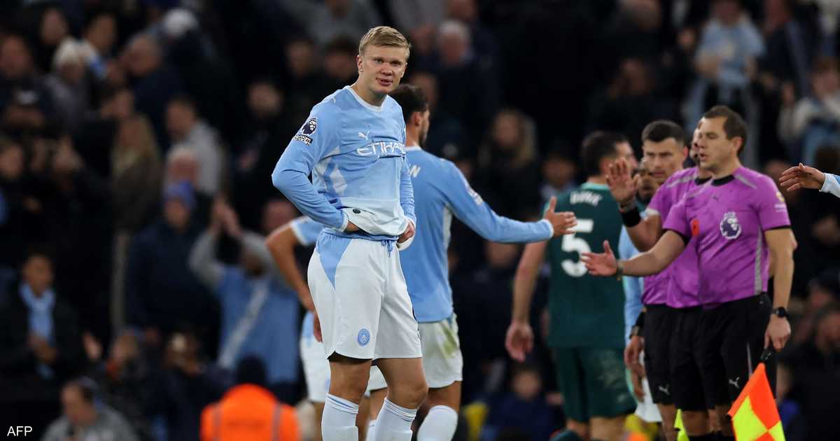 سقوط جديد لمانشستر سيتي في الدوري الإنجليزي