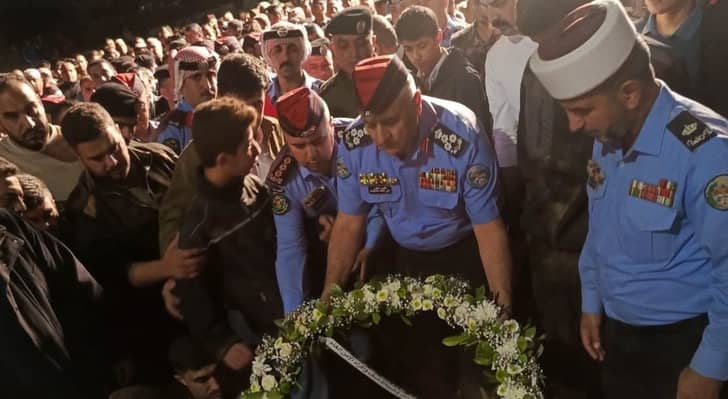 الأمن العام يُشارك بتشييع جثمان المقدم طارق عبدالله الخوالدة