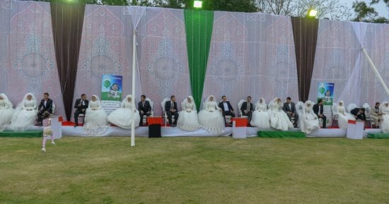 دعم زفاف 12 عروسة يتيمة خلال شهر أكتوبر بمحافظة بنى سويف