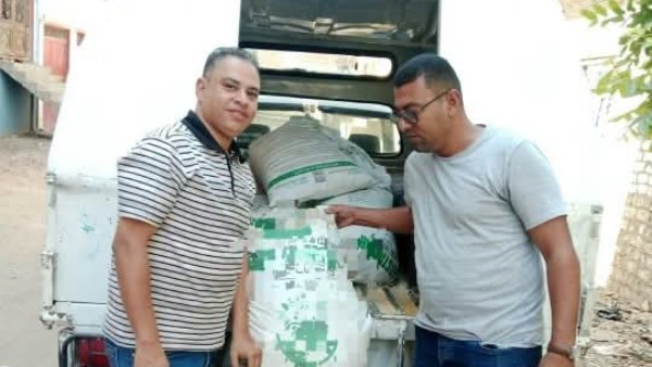 ضبط نصف طن أسمدة زراعية مجهولة المصدر خلال حملة تموينية بإسنا